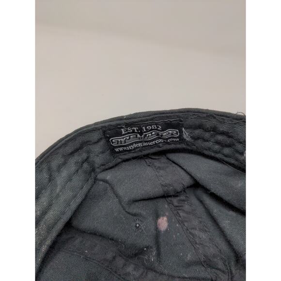 ESPN Jim Beam Next Round Drink Smart Strapback Hat OSFA Black Embroidered - Picture 12 of 12